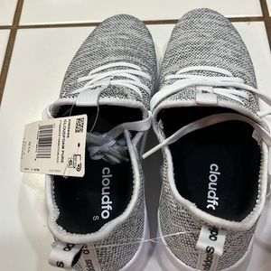 adidas cloud form slip on tennis shoes